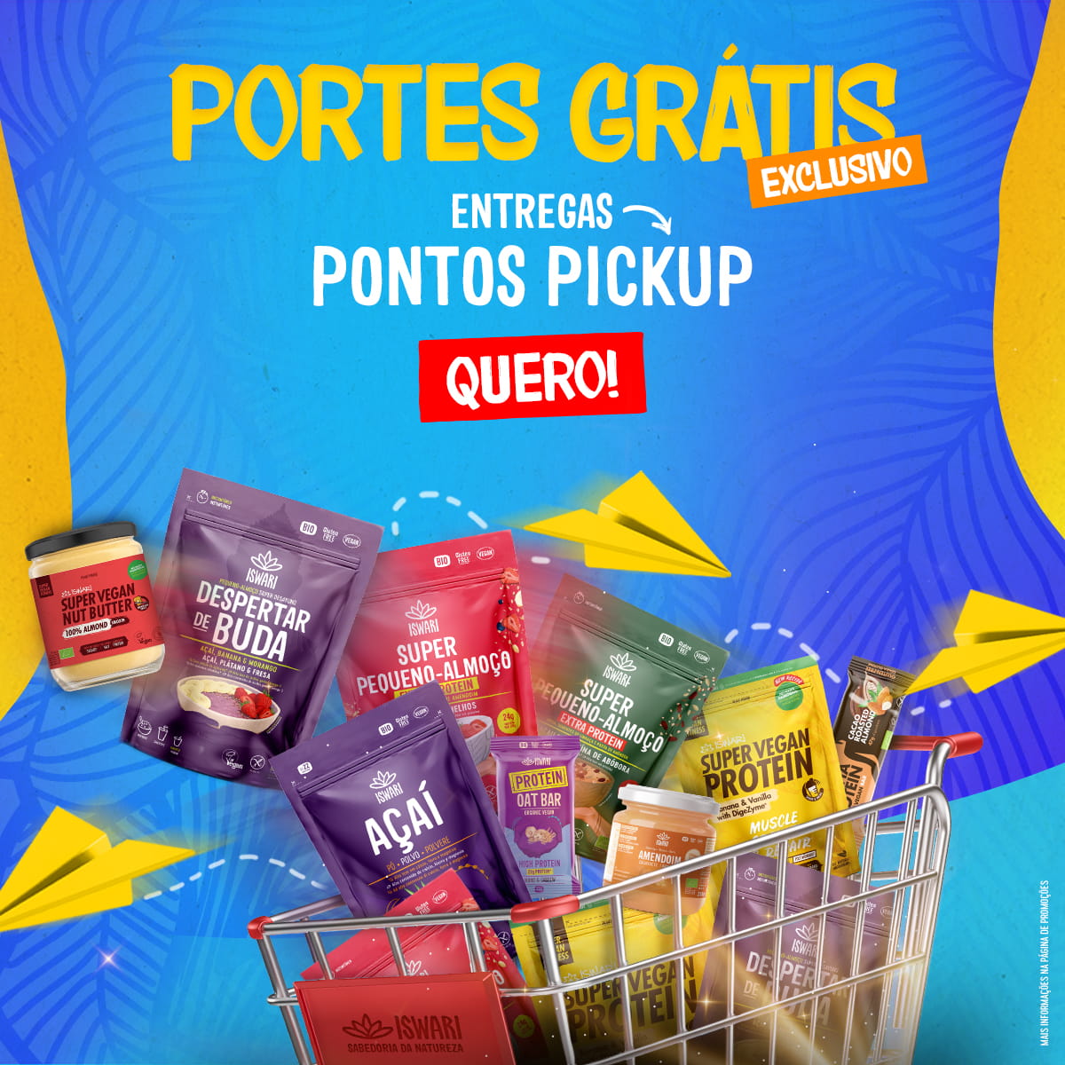 Portes Grátis Pickup Points - compras acima de 25€